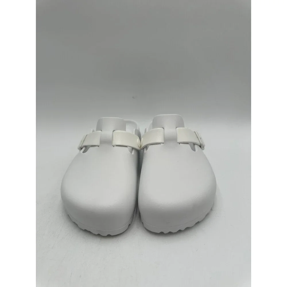 Birkenstock Boston EVAS NEW Men's Regular Fit Sandal Color White Multiple Sizes